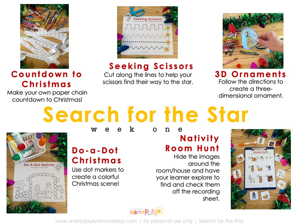 Search for the Star Learn + PLAY Calendar
