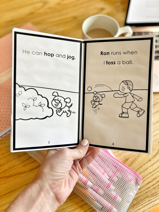 Decodable Book - short o words