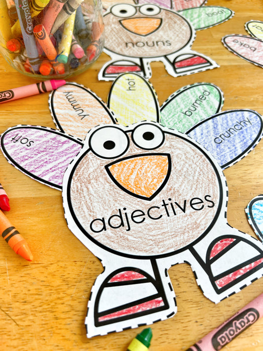 Parts of Speech Turkeys