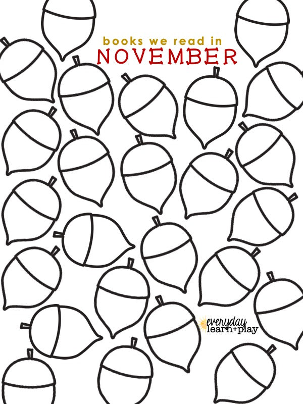 November Reading Log – Everyday Learn + PLAY november-reading-log-everyday-learn-play