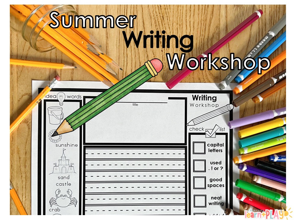Summer Writing Everyday Learn + PLAY