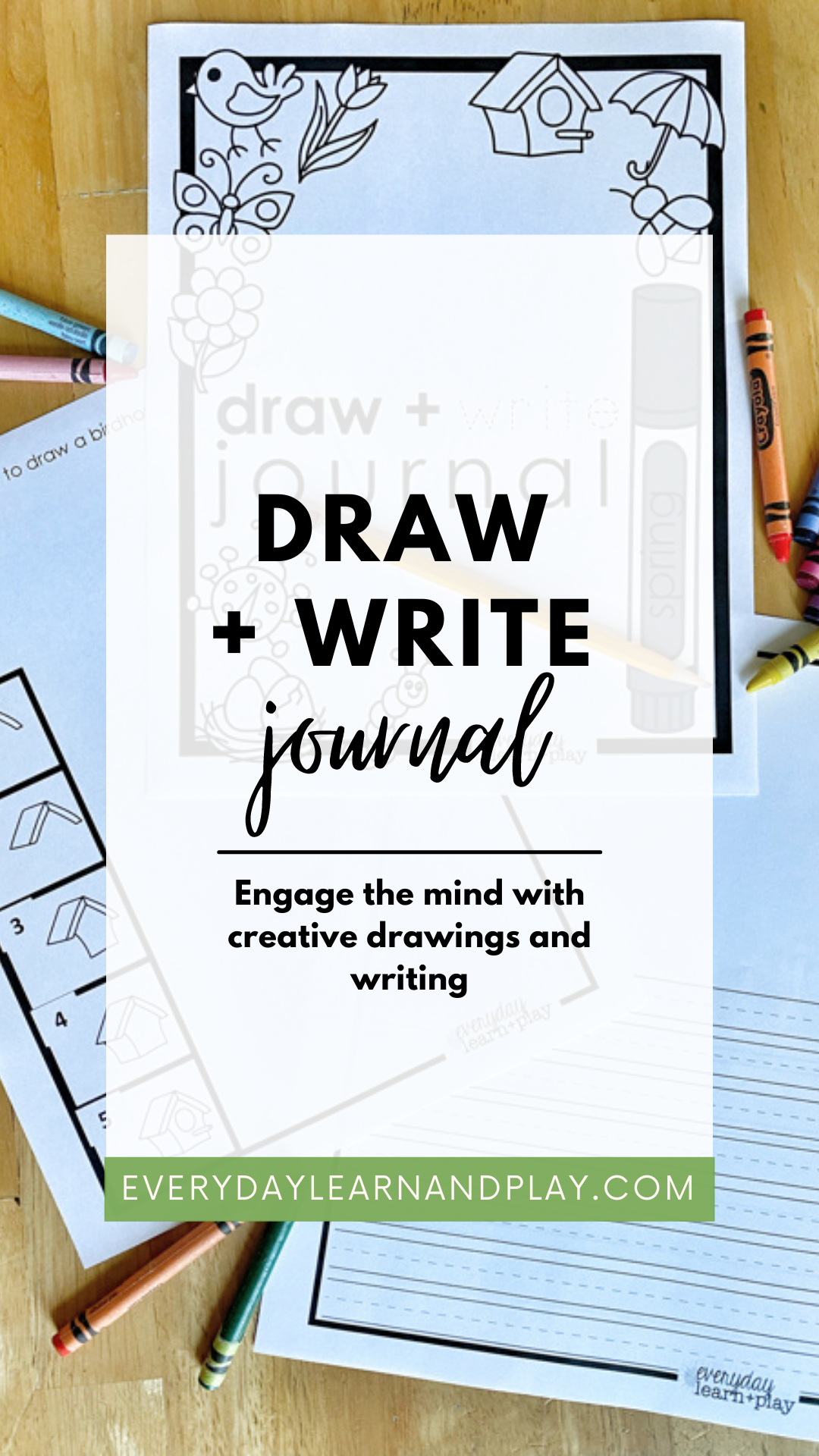 Spring Draw + Write Journal – Everyday Learn + PLAY