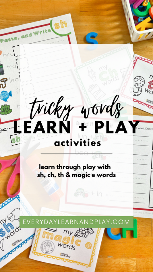 Learn + PLAY ch, sh, th, and magic e