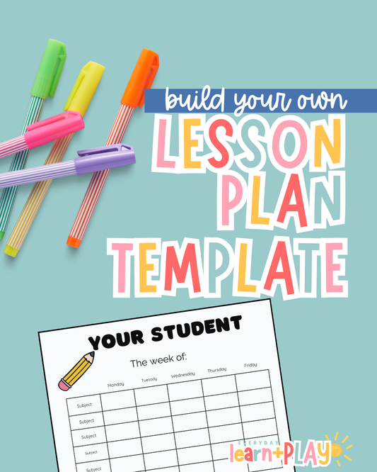 FREE Lesson Plan Template on Canva