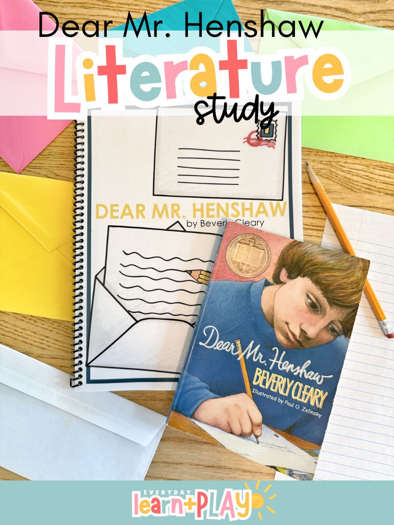 Book Study: Dear Mr. Henshaw – Everyday Learn + PLAY