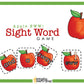 Apple EW! Sight Word Game