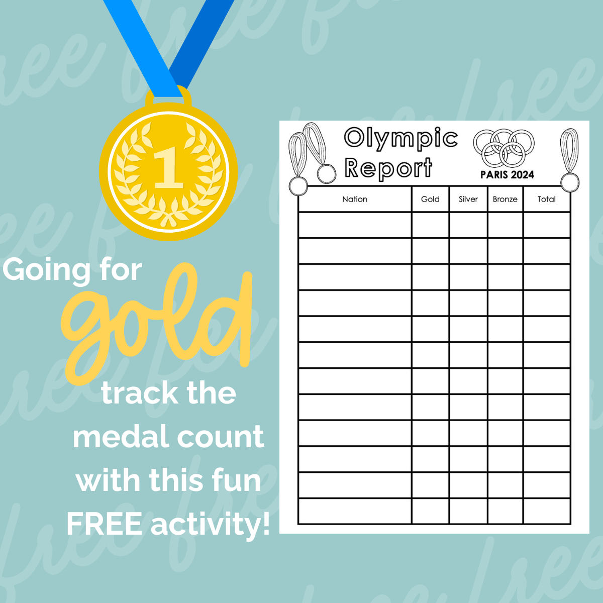 Go For GOLD! - Medal Tracker