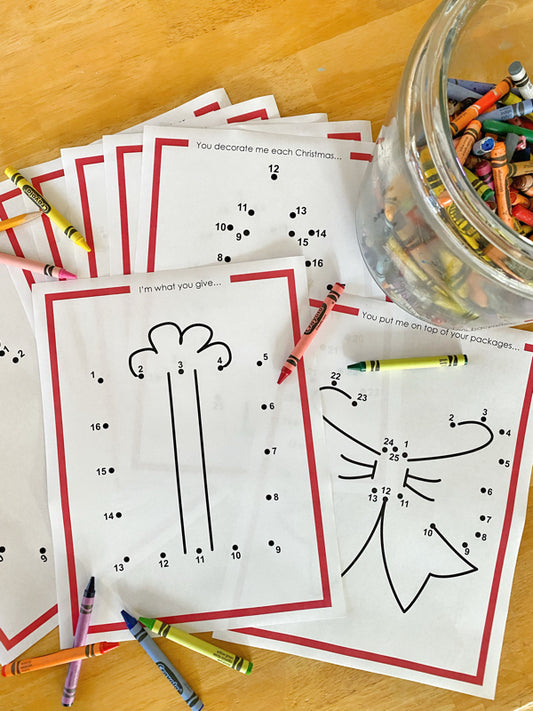 Christmas Dot to Dot Activity Pages