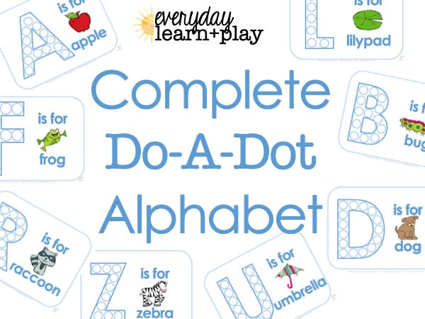 Complete Do-A-Dot Alphabet