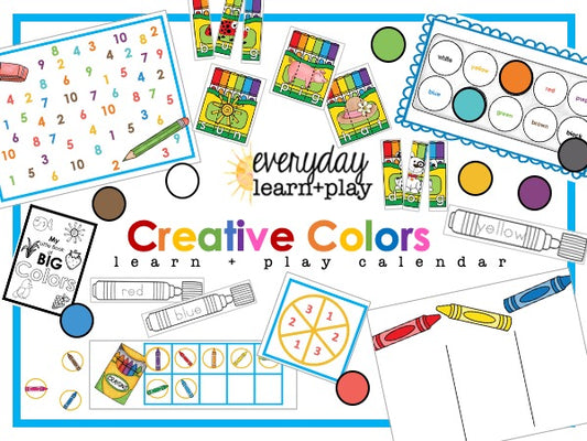 Creative Colors Learn + PLAY Calendar