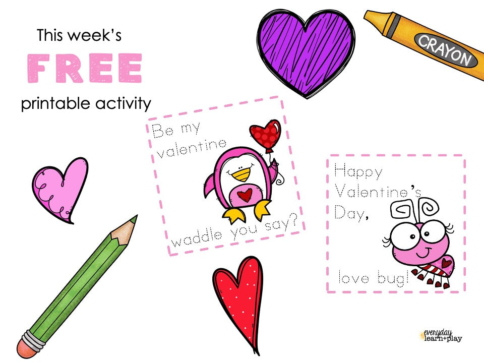 FREE Print Friday Valentine