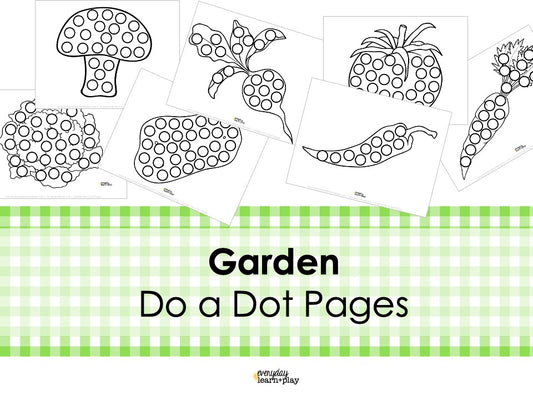 Green Garden Do A Dot Pages