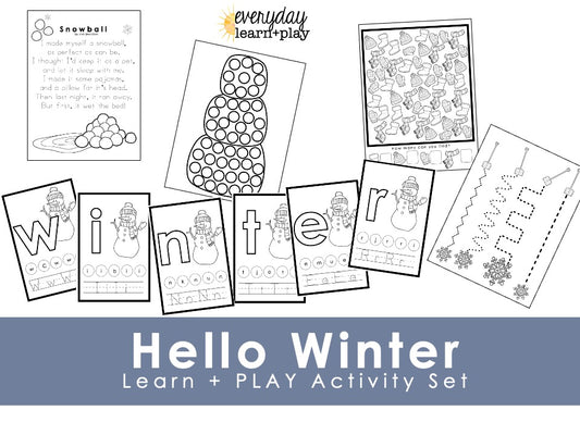 Hello Winter Learn + PLAY Set