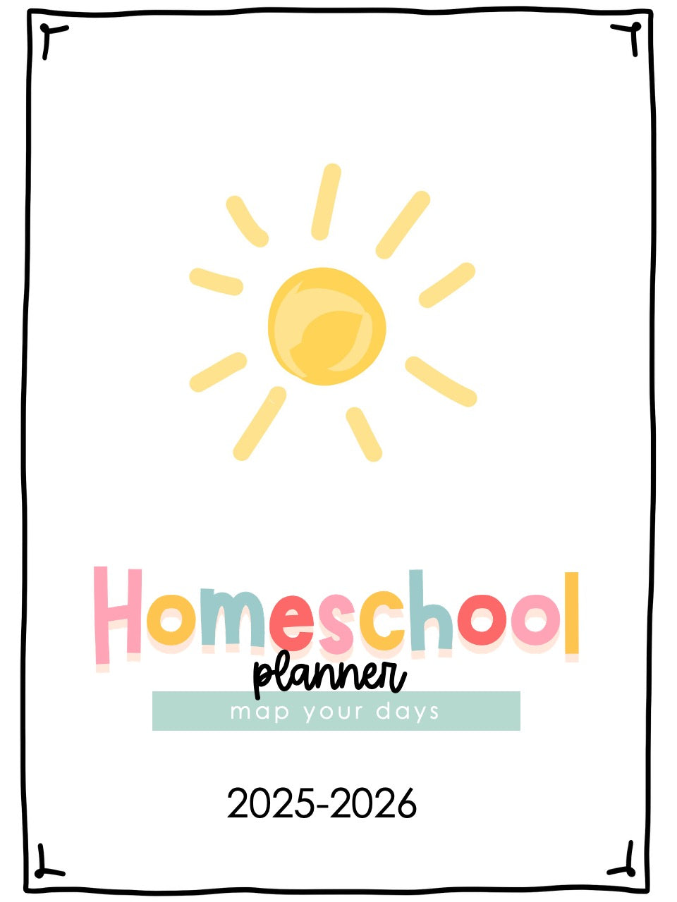 Homeschool Lesson Planner
