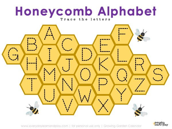 Honeycomb Alphabet