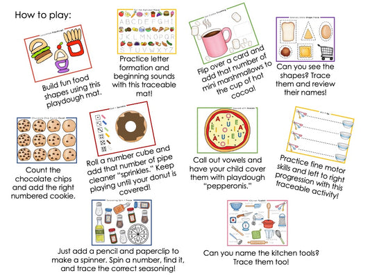 Kids in the Kitchen Learn + PLAYmats