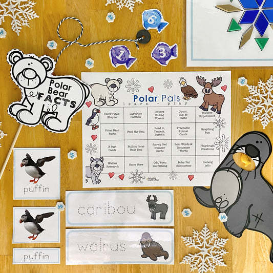 Polar Pals Learn + PLAY Calendar