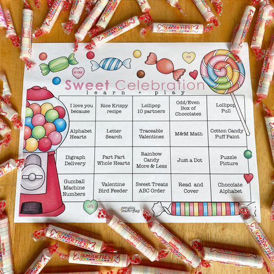 Sweet Celebration Learn + PLAY Calendar