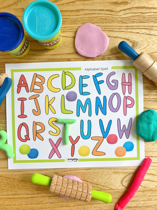 PERSONALIZED Name Play Dough Mat