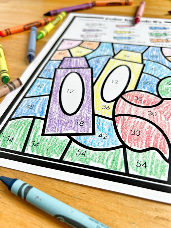 Multiplication Color by Code – Everyday Learn + PLAY