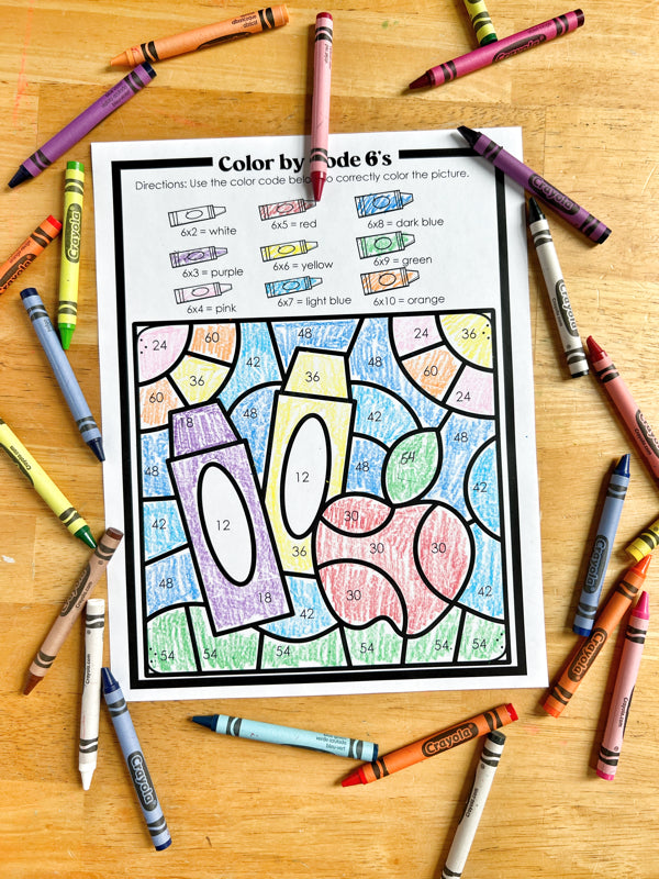 Multiplication Color by Code – Everyday Learn + PLAY
