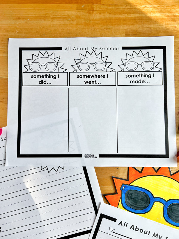 August Writing Project – Everyday Learn + PLAY