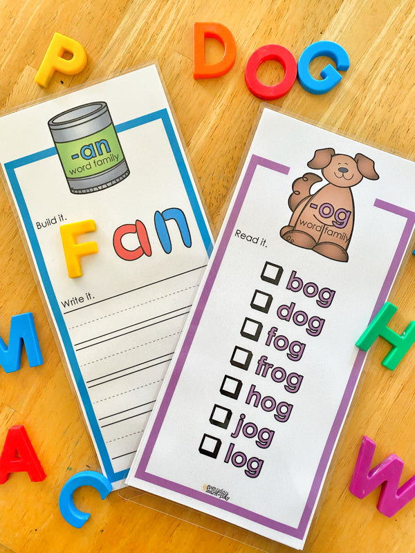 Read + PLAY: Word Families