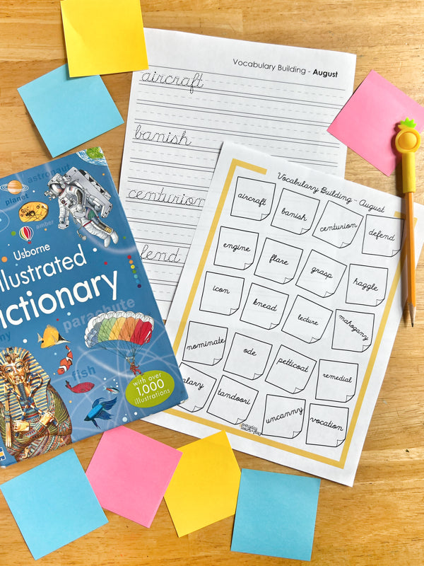 Vocabulary Building - August