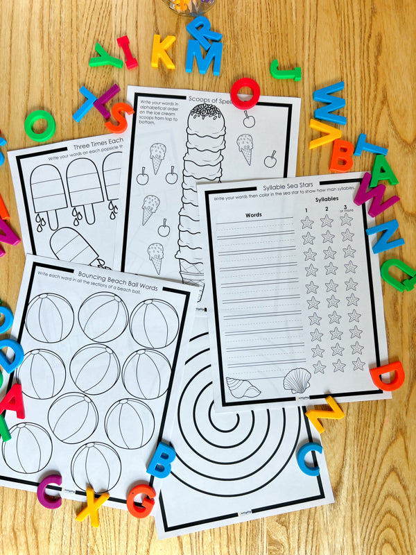Spelling Activities V – Everyday Learn + PLAY