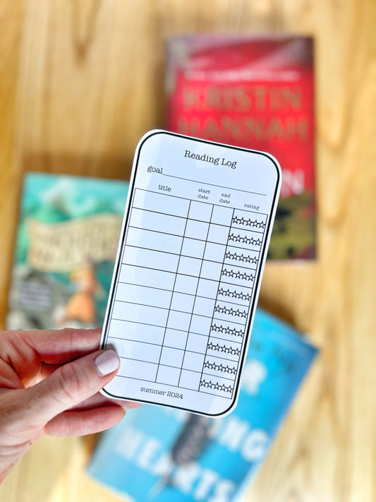 Summer Reading Log Bookmark + BONUS Bookmark