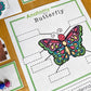 Beautiful Butterflies Learn + PLAY Calendar