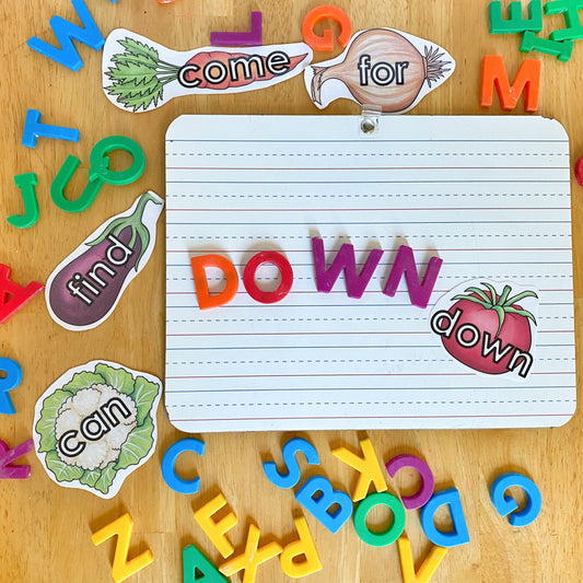 Green Garden Sight Words