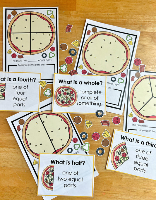 Pizza Party Fraction Fun