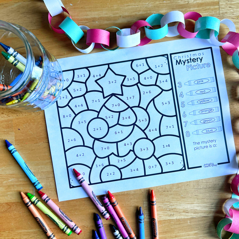 Simple Addition Color by Code – Everyday Learn + PLAY