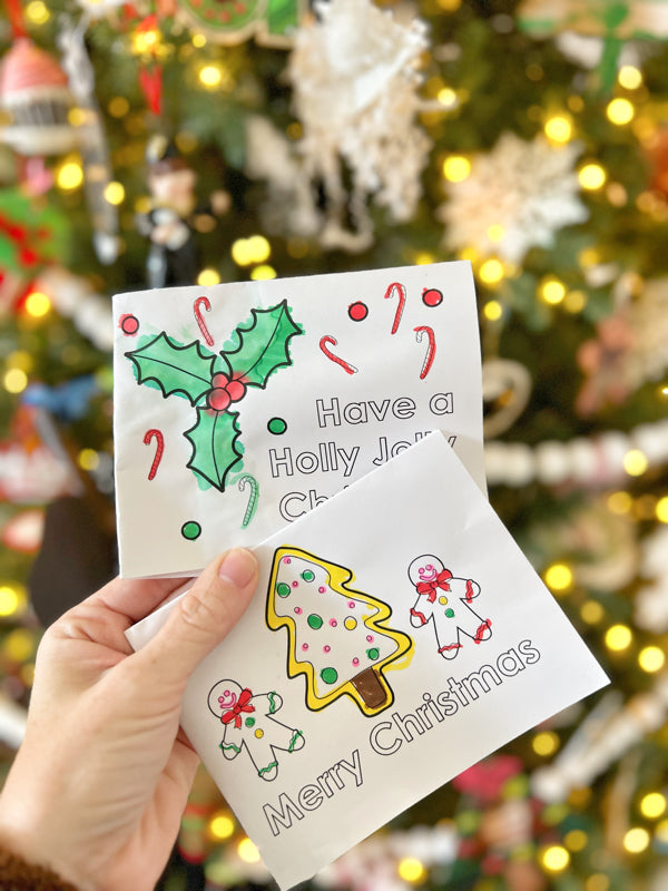 Christmas Coloring Cards