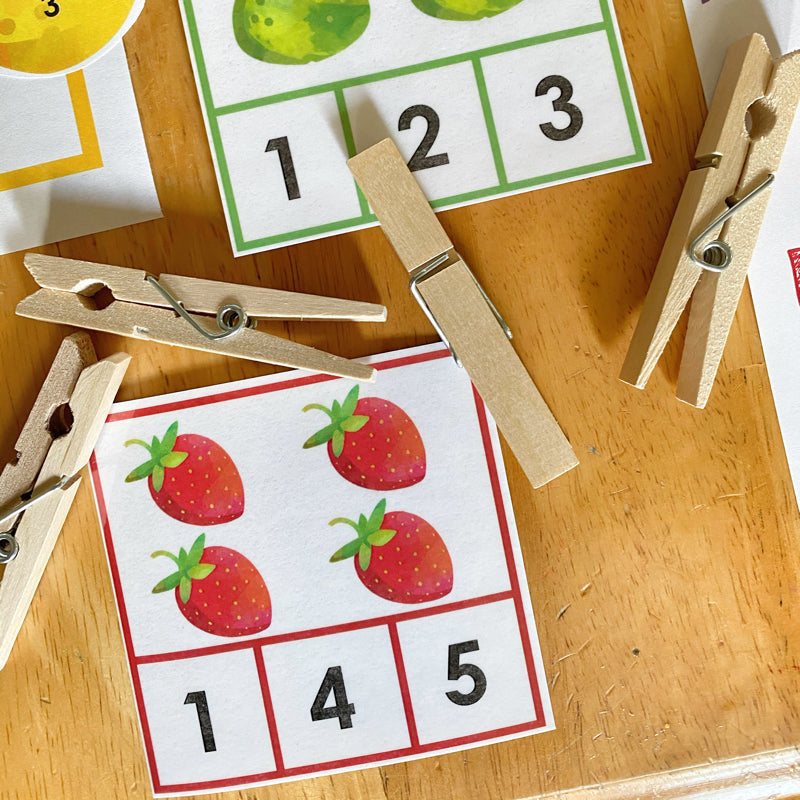 Fruit Fun Learn + PLAY Calendar