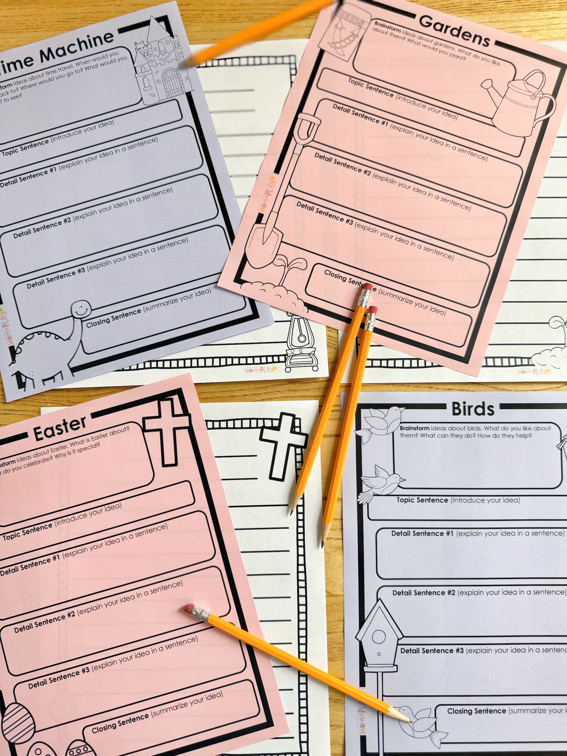 April Mini Writing Projects – Everyday Learn + PLAY