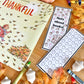 November Reading Log Bookmark