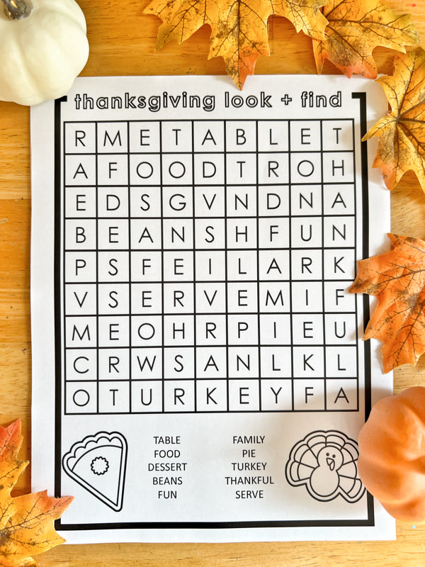 Thanksgiving Puzzle Pack