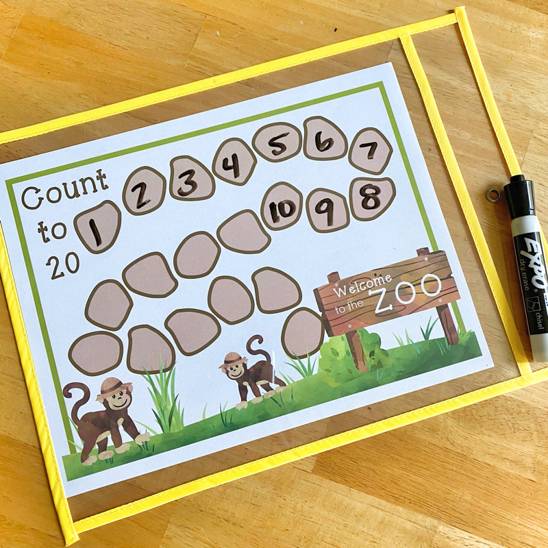 Zany Zoo Learn + PLAY Calendar