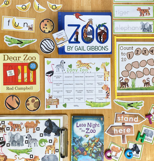 Zany Zoo Learn + PLAY Calendar