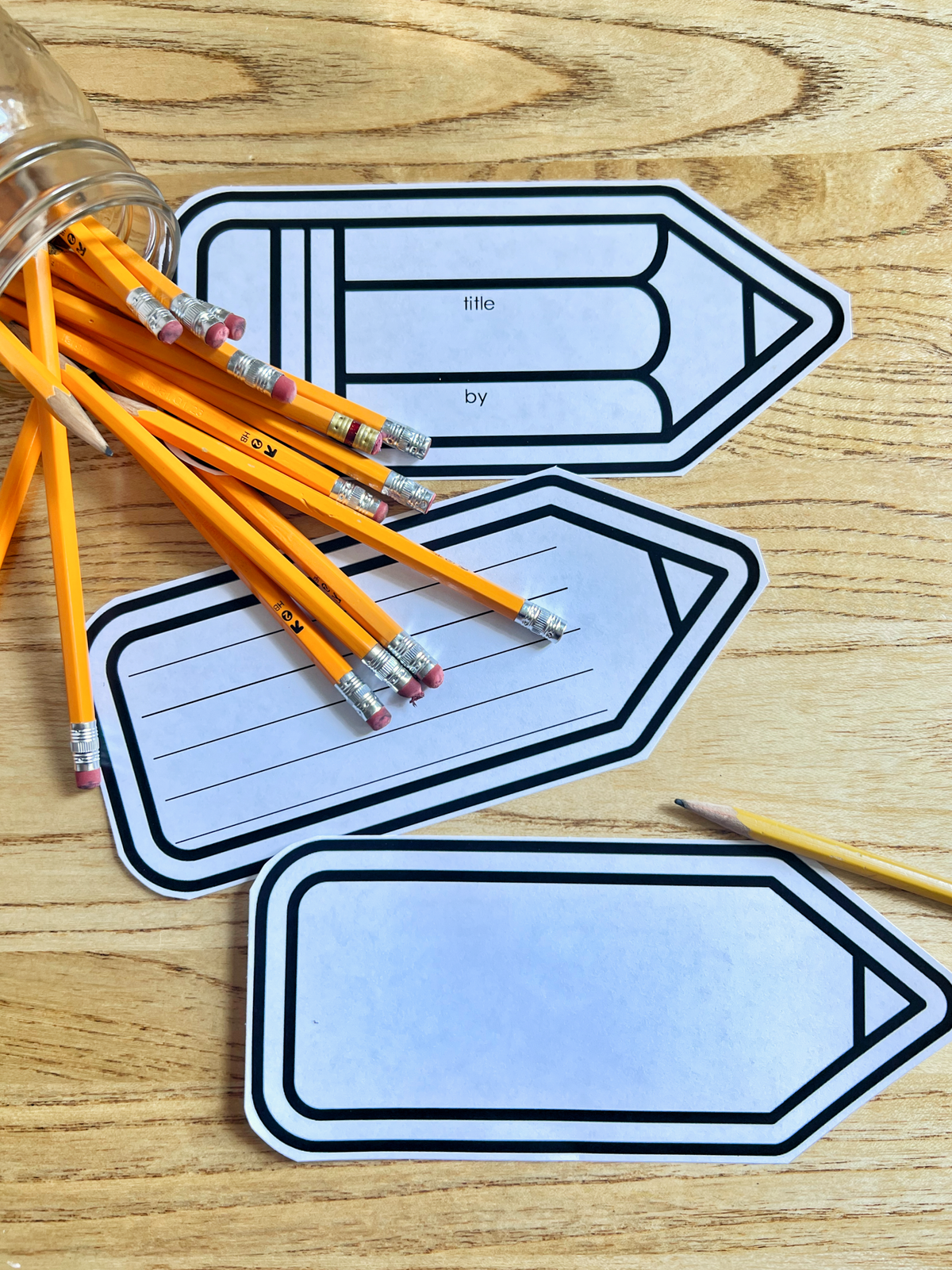 Pencle Shape Pencil Shape Book – Everyday Learn + PLAY