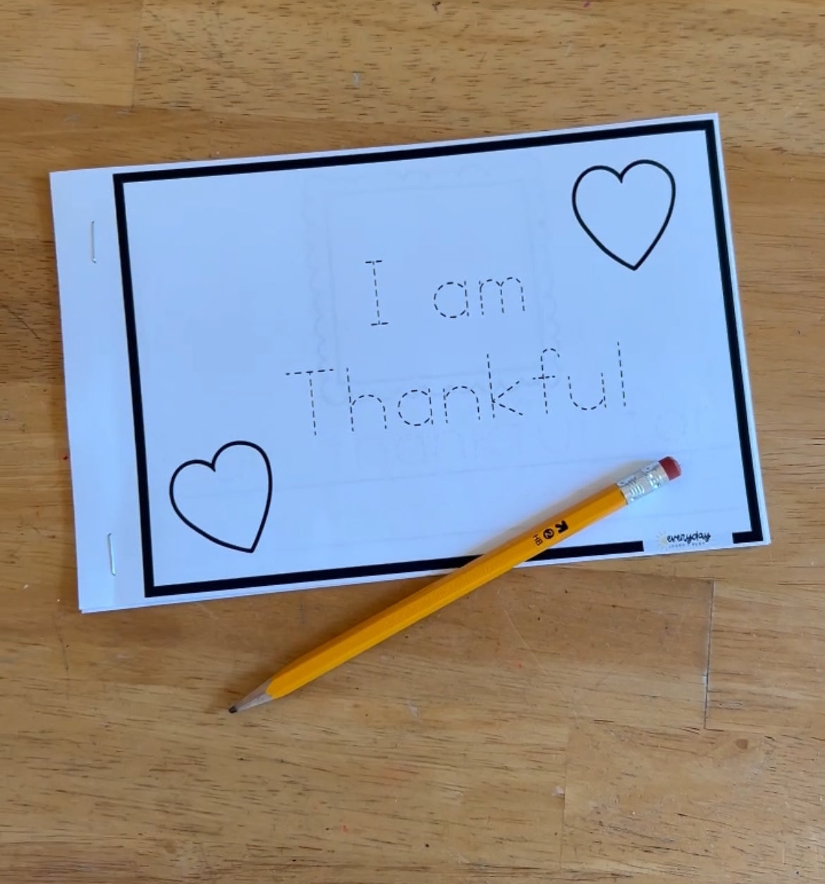 I'm Thankful Mini Book