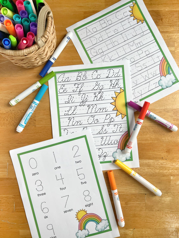 Simple March Pass Pattern Pdf March Tracing Resources – Everyday Learn + PLAY