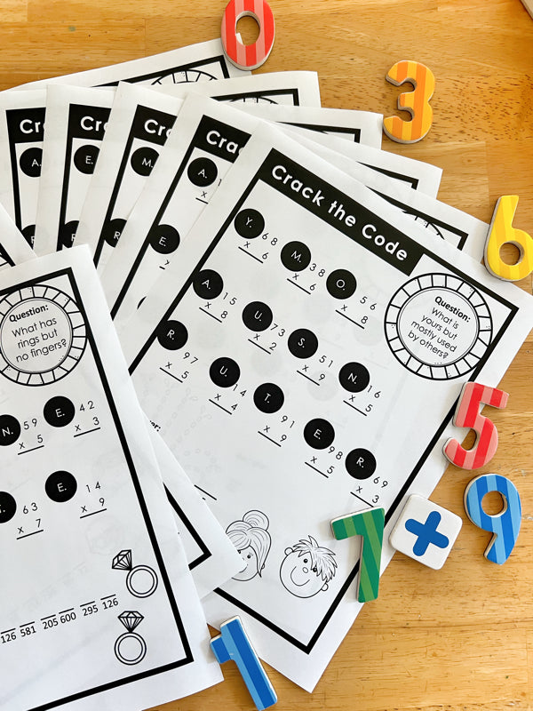 Crack the Code: 2-Digit Multiplication