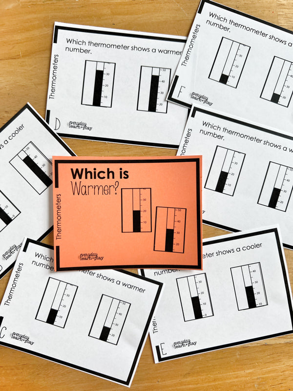 Skill Builder Boxes: Thermometers and Temperature