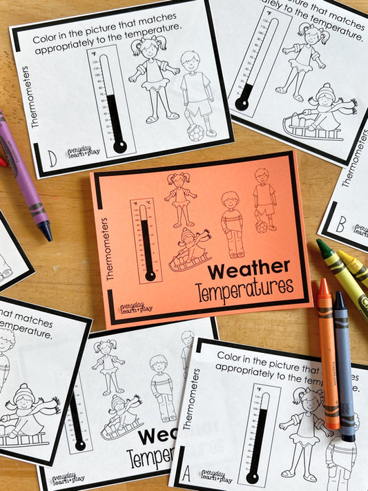 Skill Builder Boxes: Thermometers and Temperature