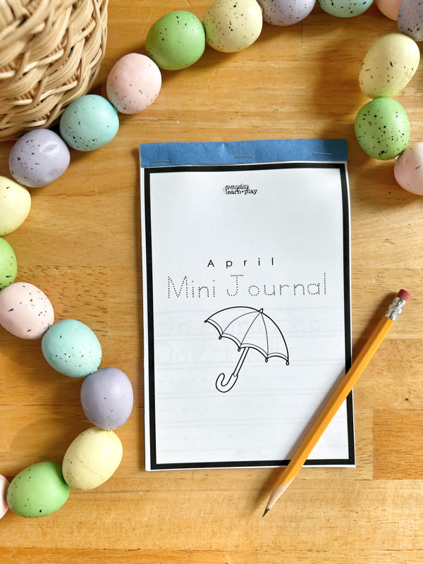 April Mini Journal – Everyday Learn + PLAY