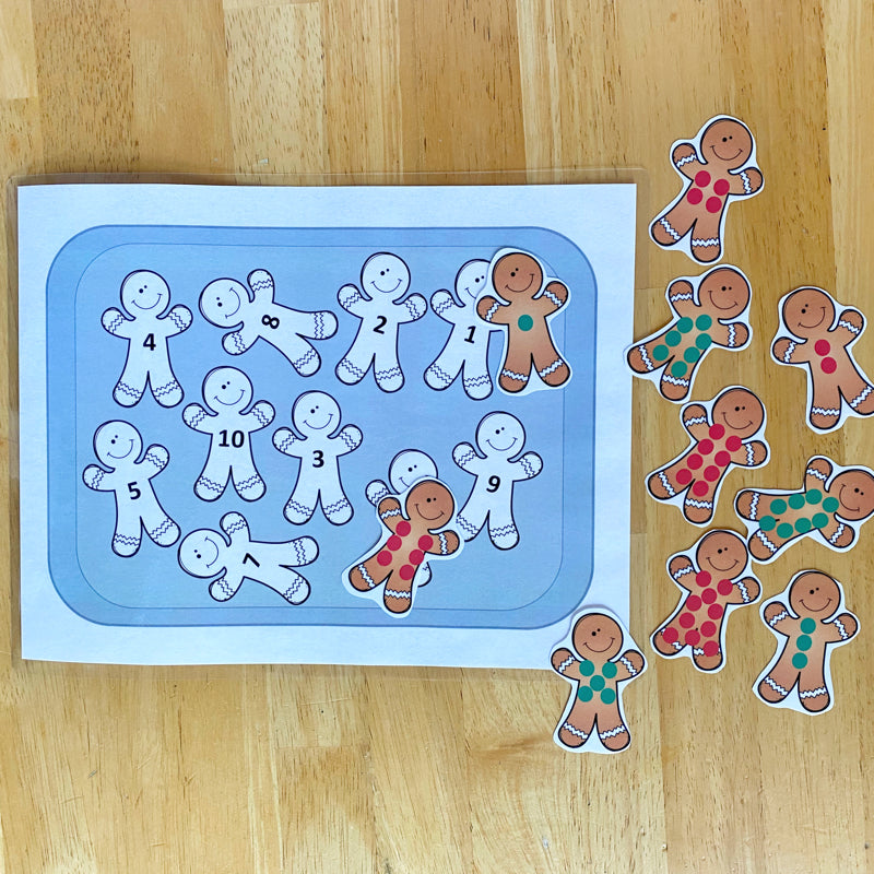 Jolly Gingerbread Learn + PLAY Calendar