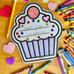 Valentine Cupcake Shape Book